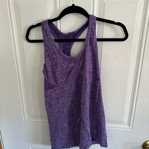Purple Racerback Tank Top - Women's Activewear